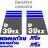 Komatsu Decals for Backhoes, Wheel Loaders, Dozers, Mini-excavators, and Dumps