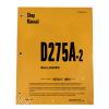 Komatsu D275A-2 Bulldozer Service Workshop Repair Printed Manual