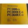 Komatsu PC300-3 PC300LC-3 PC360LC-3 Excavator Shop Manual #2 small image