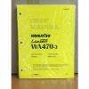 Komatsu WA470-3 Avance Wheel Loader Shop Service Repair Manual