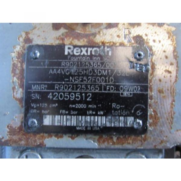 REXROTH pumps AA4VG125HD3DM1/32L-NSF52F001D #7 image