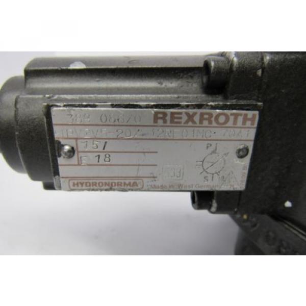 REXROTH 1PV2V5-20/12RE01MC-70A1 HYDRAULIC PUMP #2 image