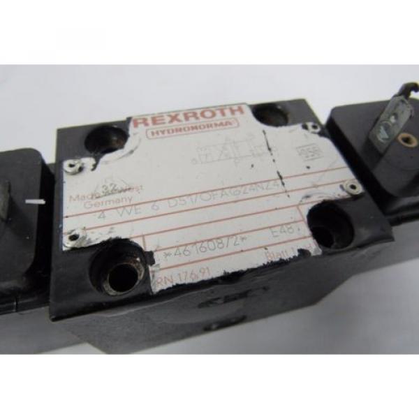 REXROTH Greece Canada 4 WE 6 D51/OFAG24NZ4 E48 24V DC 26W HYDRONORMA VALVE #2 image