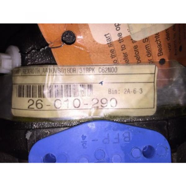 Rexroth Hydraulic pumps AA10VS018DR 31RPK C62N00 R910940516 #4 image