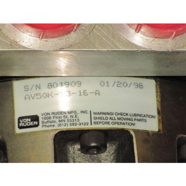 VON RUDEN HYDRAULIC MOTOR No. AV50K-13-16-A #5 image