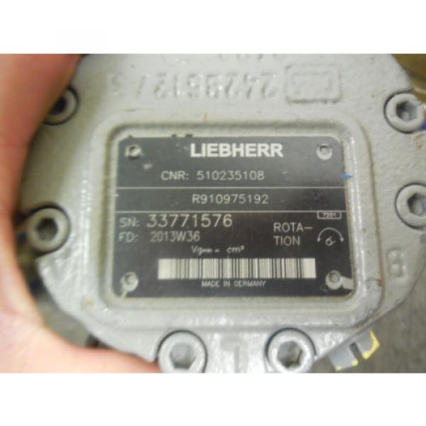 Origin LIEBHERR REXROTH HYDRAULIC MOTOR R910975192 # 510235108 #3 image