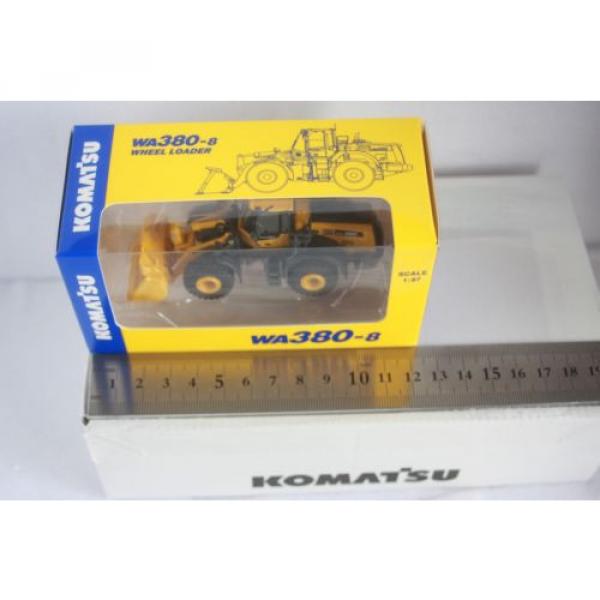 NEW 1/87 Komatsu Official WA380-8 Wheel Loader diecast model rare item 165 #3 image