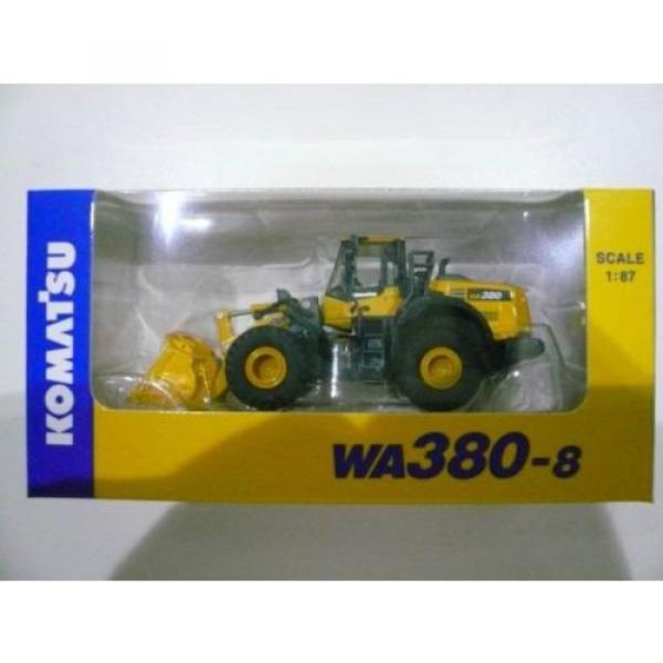 1/87 Komatsu Official WA380-8 Wheel Loader diecast model rare item #1 image