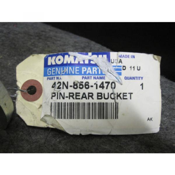 NEW GENUINE KOMATSU REAR BUCKET PIN # 42N-856-1470 #2 image