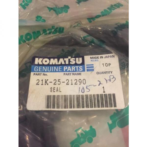 New OEM Genuine Komatsu PC Series Excavator Seal 205-25-21290 Warranty Fast Ship #3 image