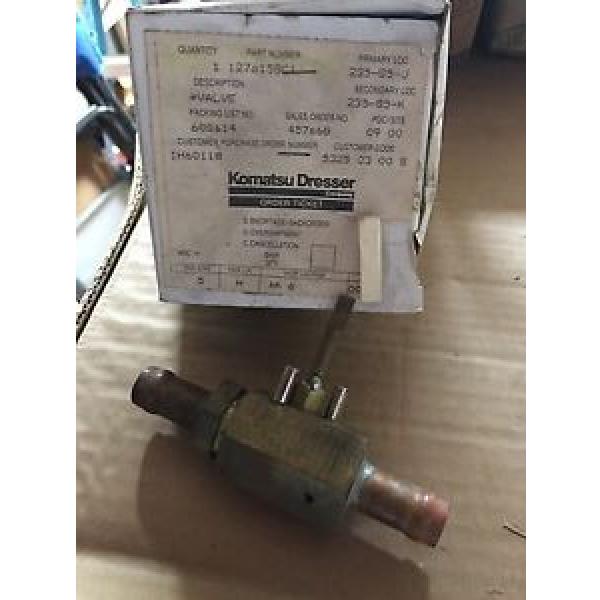 1276158C1 Genuine Komatsu Heater Control Valve #1 image