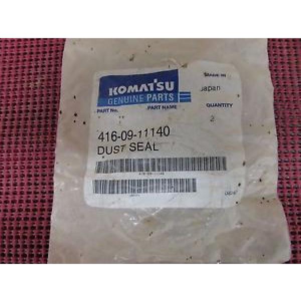 LOT OF 2 - GENUINE KOMATSU DUST SEALS PART # 416-09-11140 4160911140 #1 image