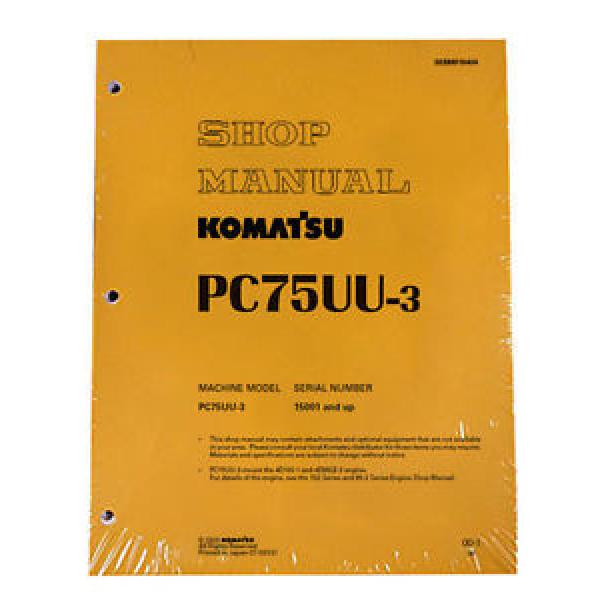 Komatsu Service PC75UU-3 Excavator Shop Repair Manual #1 image