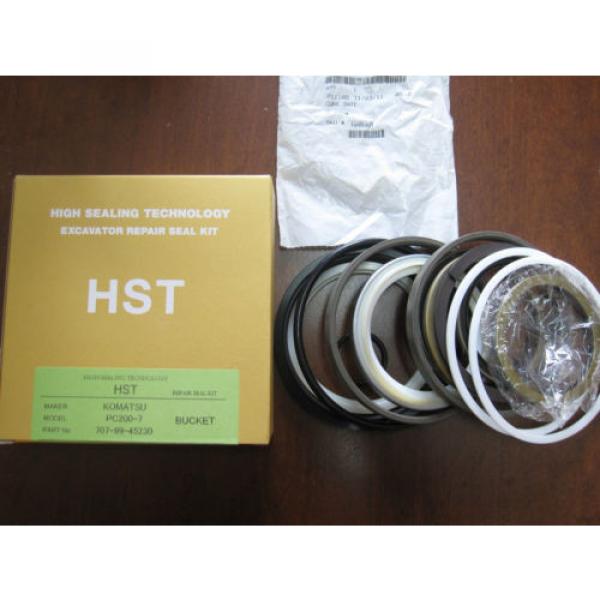 Komatsu PC200-7 BUCKET CYLINDER SEAL KITS 707-99-45230 #1 image