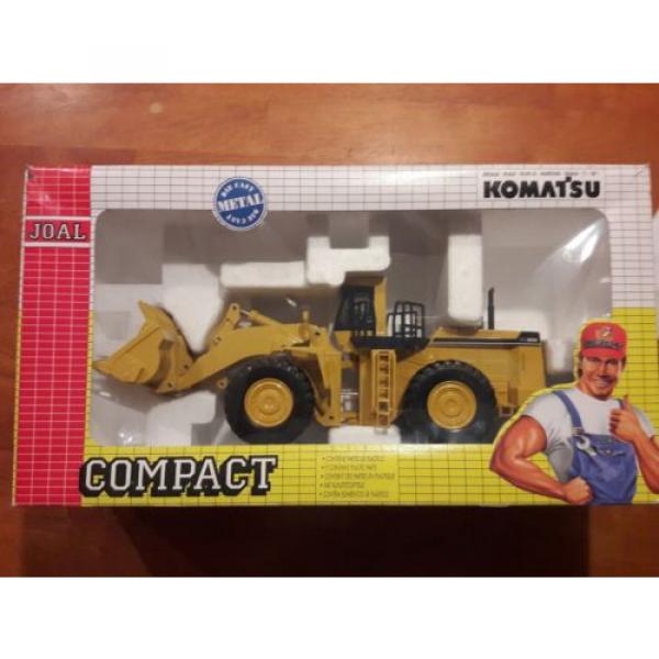 VINTAGE NEW NIB JOAL COMPACT DIECAST KOMATSU WA 800 WHEEL LOADER #1 image