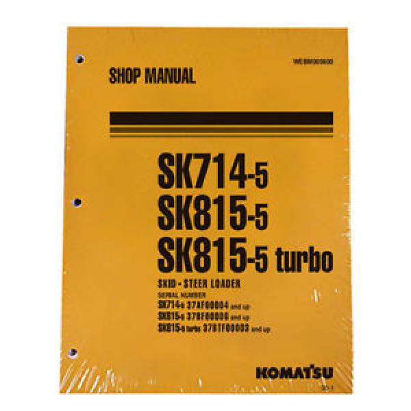 Komatsu Service SK714-5, SK815-5, SK815-5 Turbo Manual #1 image