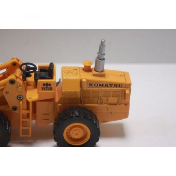 Komatsu wheel loader W120  Diapet Made in Japan  1/50　used  Yonezawa Toys #4 image