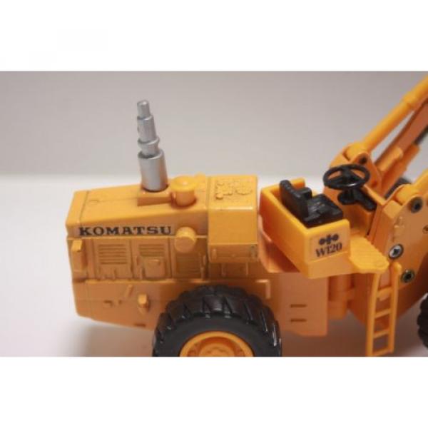 Komatsu wheel loader W120  Diapet Made in Japan  1/50　used  Yonezawa Toys #9 image