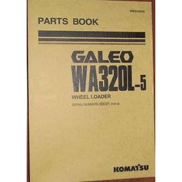 PARTS MANUAL FOR WA320L-5 SERIAL 50001 KOMATSU WHEEL LOADER #1 image