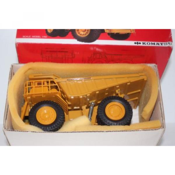 komatsu dump truck t-5 made in japan hd1200mm 1/50 new  yonezawa toy diapet #1 image