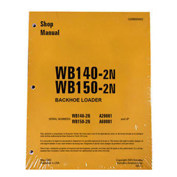 Komatsu WB140-2N, WB150-2N Backhoe Service Shop Manual #1 image