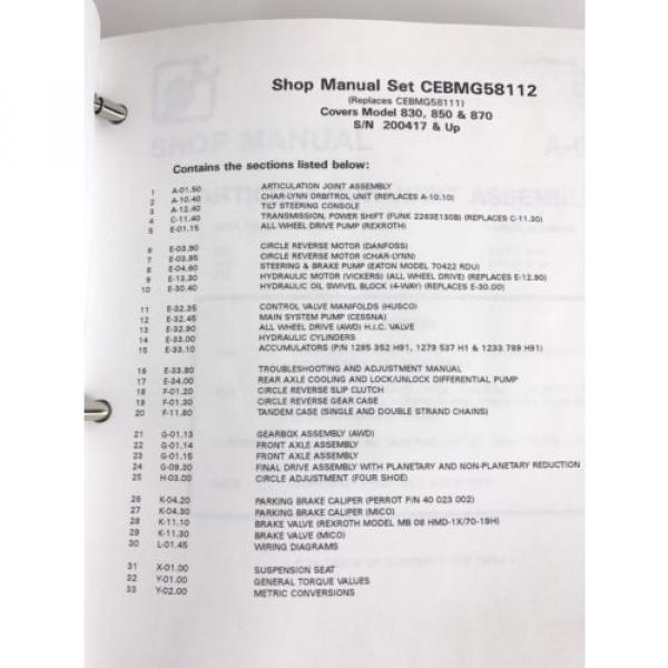 Galion 830 850 870 Komatsu Dresser Motor Grader Shop Service Manual cebmg58112 #4 image