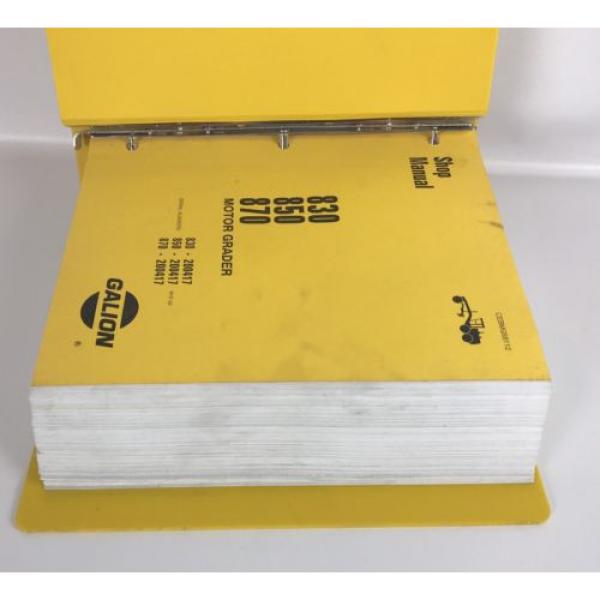 Galion 830 850 870 Komatsu Dresser Motor Grader Shop Service Manual cebmg58112 #6 image