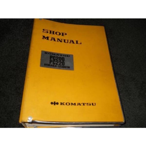 Komatsu PC200 PC220 shop manual 1982 #2 image