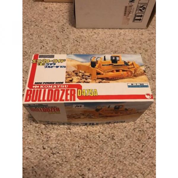 New Komatsu Bulldozer D475A 1/50 Scale Mini Power Wide Box #1 image