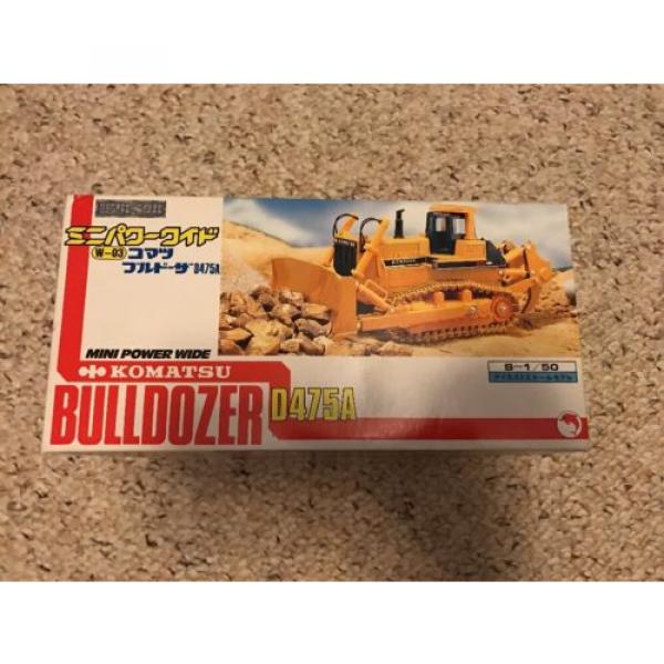 New Komatsu Bulldozer D475A 1/50 Scale Mini Power Wide Box #2 image