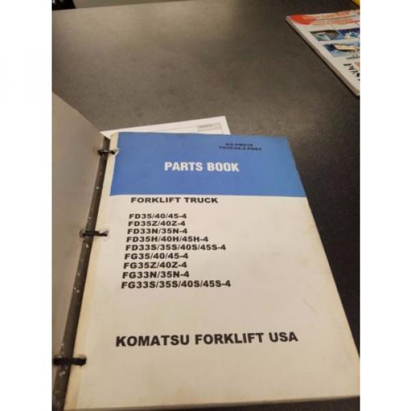 2 komatsu forklift part books #2 image