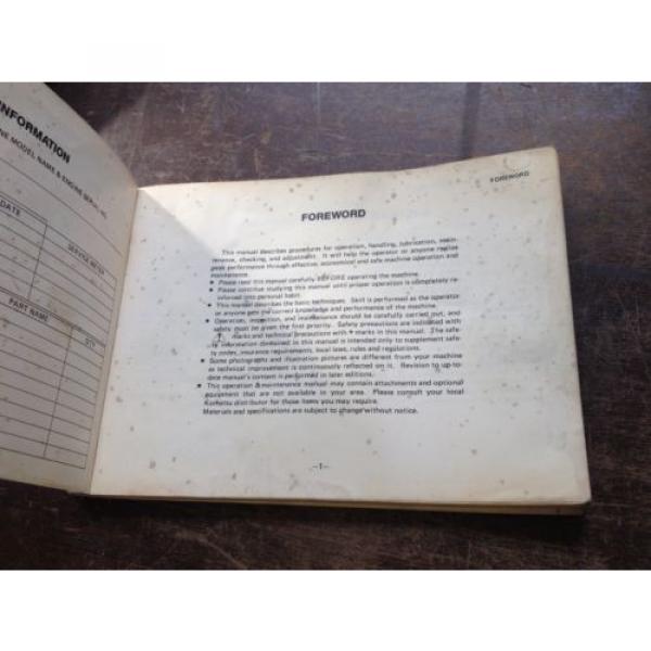 OEM KOMATSU D68E, P-1A Bulldozer Operation &amp; Maintenance Manual Book AUC #5 image