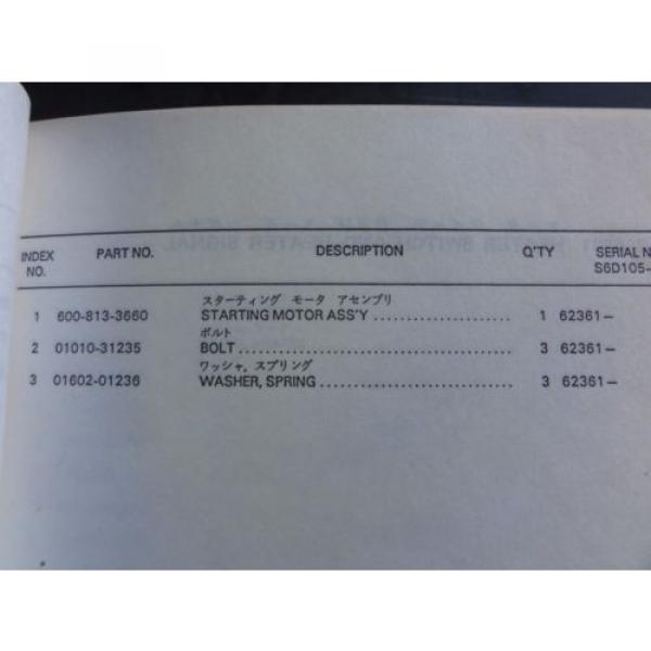 Komatsu PC220-3 and PC220LC-3 Parts Book    P02060030-03 #6 image