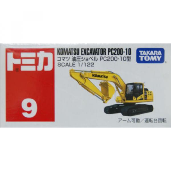 Tomy Tomica 9 KOMATSU EXCAVATOR PC200-10 439172 #1 image