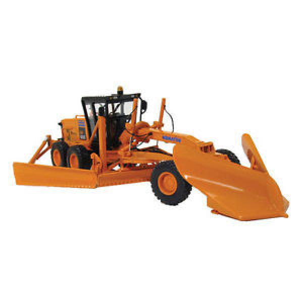 1:50 First Gear KOMATSU GD655 Motorgrader Grader V Snow Plow &amp; Wings DOT ORANGE #1 image