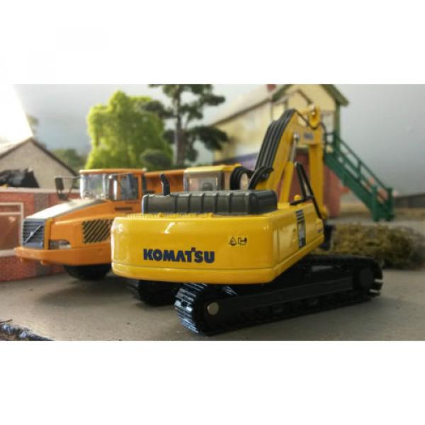 Komatsu PC340 360 Tracked Excavator Digger 1:76 HO/OO/00 Oxford Model Boxed #2 image