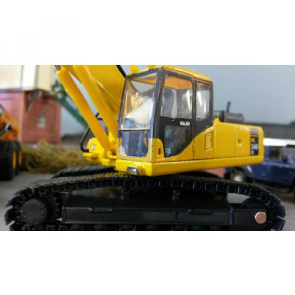 Komatsu PC340 360 Tracked Excavator Digger 1:76 HO/OO/00 Oxford Model Boxed #3 image