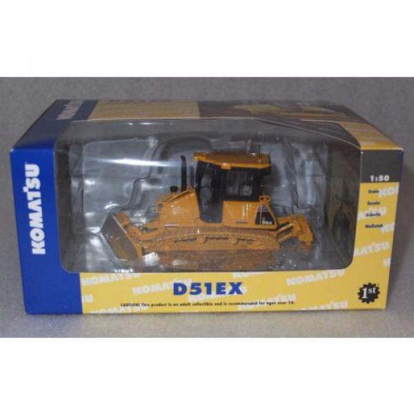 Komatsu D51EX Crawler Dozer Diecast Model 1:50 First Gear Bulldozer NIB 50-3147K #2 image