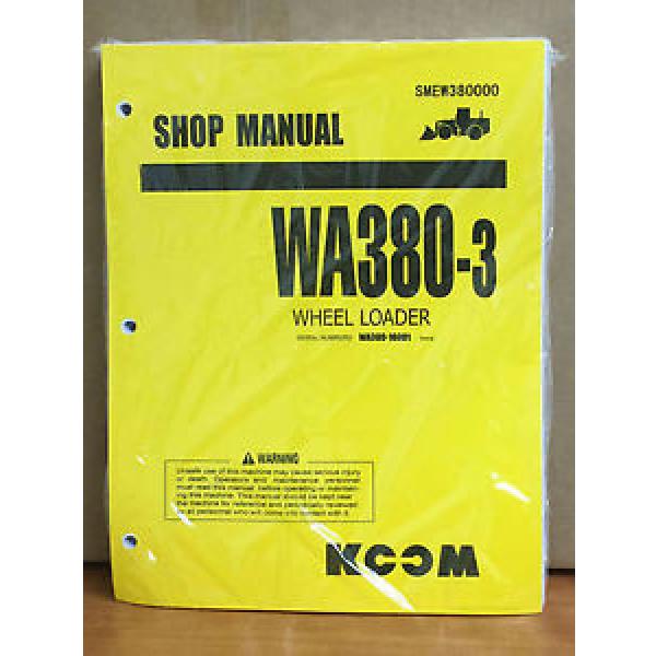 Komatsu WA380-3 Wheel Loader Shop Service Repair Manual (10001 &amp; up) #1 image