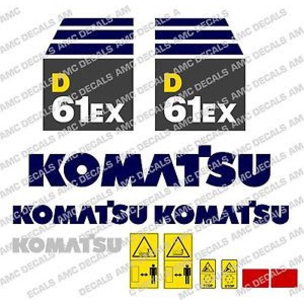 KOMATSU D61EX JUEGO DE CALCOMANÍAS #1 image