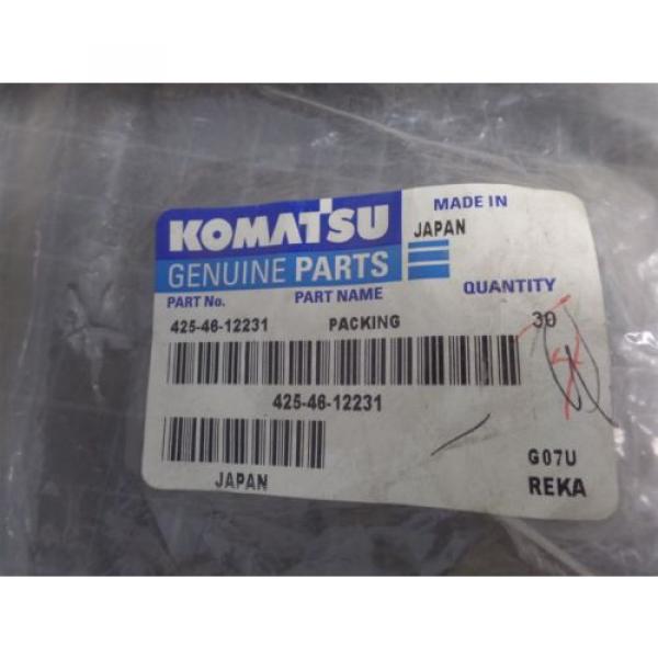 GENUINE KOMATSU 10460936000 PACKING, 425-46-12231, 4254612231, NOS #3 image