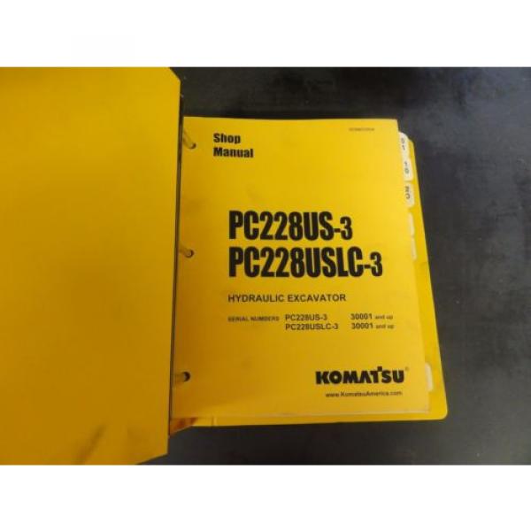 Komatsu PC228US-3  PC228USLC-3 Hydraulic Excavator Shop Manual #2 image