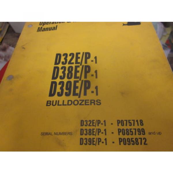 Komatsu D32E P-1 D38E P-1 D39E P-1 Dozer Operation &amp; Maintenance Manual #1 image