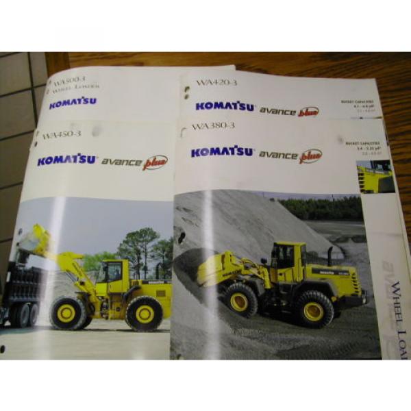 Komatsu WA380-3 420 450-3 WA600-3 SERVICE SHOP REPAIR MANUAL WHEEL LOADER GUIDE #1 image