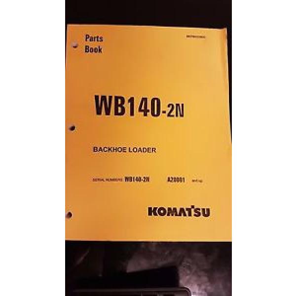 PARTS MANUAL FOR WB140-2N SERIAL A20000 KOMATSU WHEEL LOADER #1 image