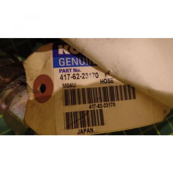 GENUINE KOMATSU REPLACEMENT HYDRAULIC HOSE ASSEMBLY 417-62-23170, 4176223170 NEW #5 image