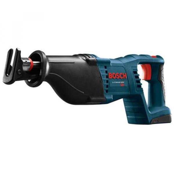 BOSCH CRS180B-RT 18V Li-Ion Cordless Reciprocating Saw &amp; 2 BAT612-RT Batteries #2 image