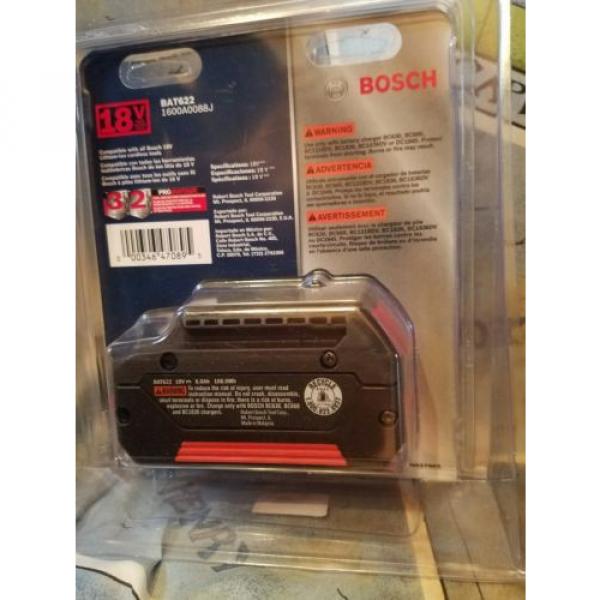 reduced ! bosch 18 volt lithium 6.0 A.H battery   n.i.b #2 image