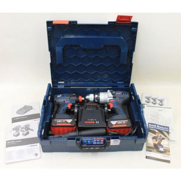 BNIB BOSCH Professional Robust Series Dual Drill Set GDX 18 V-EC/VE-2-LI Bundle #1 image