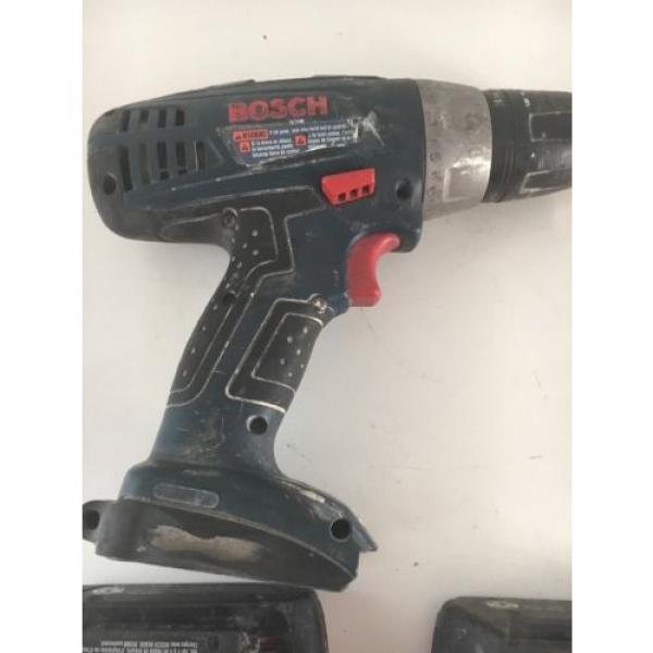 Bosch 36618 18V Li-Ion 1/2&#034;  Cordless Drill w/3 Batteries BAT609. Tested!!!! #2 image